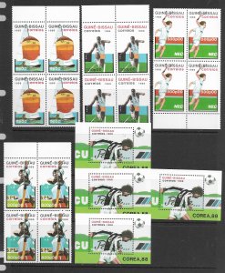 Guinea-Bissau 719-26 MNH set x 4, vf 2020 CV $64.00