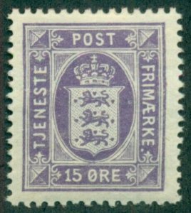 DENMARK #O23, Mint Never Hinged, Scott $46.00