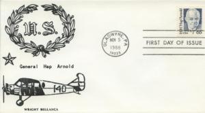 1988 Gen Hap Arnold (Scott 2191) Unknown FDC