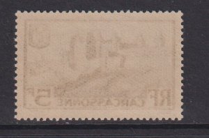 France  #345  MNH 1938 Carcassonne  5fr