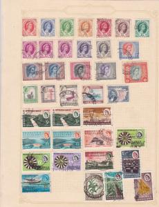 rhodesia & nyasaland stamps sheet ref 17778