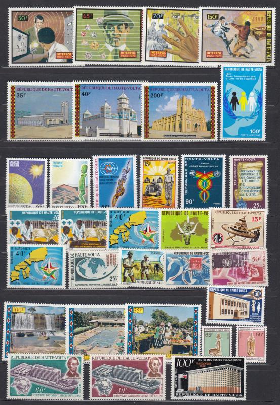 Burkina Faso - small stamp lot -  MNH (2936)