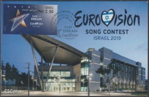 ISRAEL EUROVISION 2019 #19017.51 COMEMMORATIVE MAXIMUM CARD II