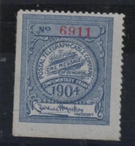 United States 15T24 1904 Postal Telegraph Co.