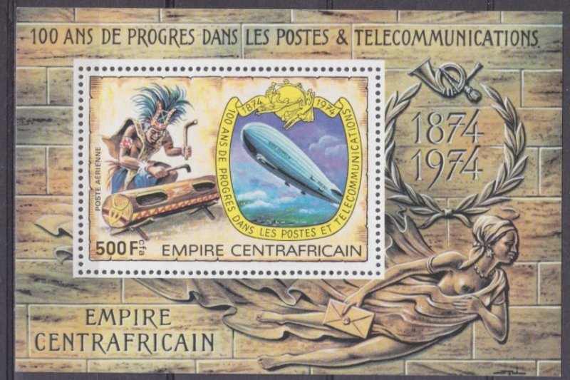 1978 Central African Republic 546/B23 Zeppelins 6,00 €