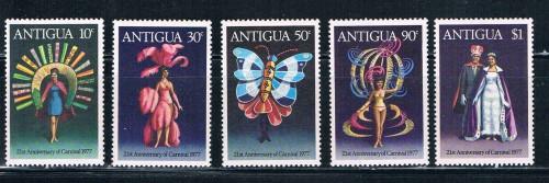 Antigua MNH Set 472-476 Carnival Costumes (ML0010)