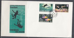 Cayman Islands Scott 382-4 FDC - Tourism Publicity