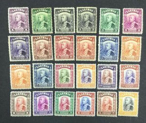 MOMEN: SARAWAK SG #106/125 1934-41 MINT OG H £300+ LOT #62154