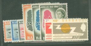 Barbados #251-6/265-6 Mint (NH) Single (Complete Set)