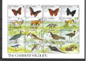 GAMBIA 1991 SG 1107/154 MNH Cat £30