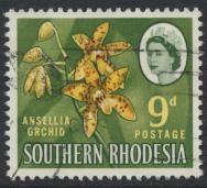 Southern Rhodesia  SG 98 SC# 101   Used  Ansellia Orchid