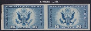 BOBPLATES #771 Airmail Special Delivery Pair VF MNH