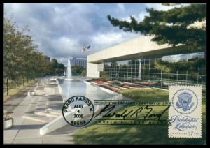 #3930 Presidential Libraries Postcard FDC