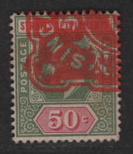 Straits Settlements Sc#101 used VF Cv. $22.50