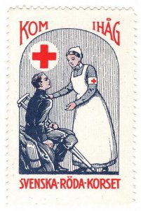 (I.B) Sweden Cinderella : Red Cross Fund (Remember)