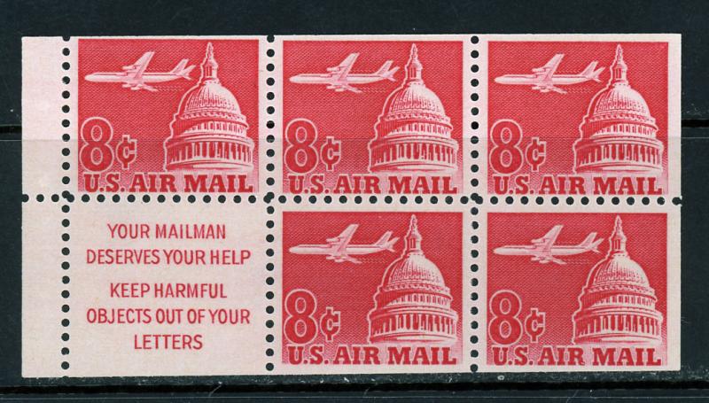 USA C64b Mint (NH) Booklet Pane of 5+1