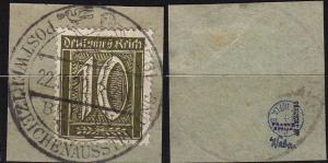 GERMANY REICH [1921] MiNr 0178 ( BStk ) [01] geprüft