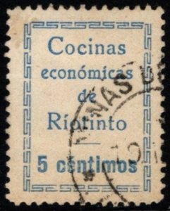 1930's Spain Civil War Charity Stamp for the Economic Kitchens of  Rioti...