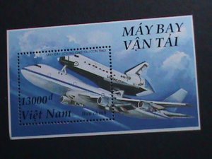 VIETNAM-1996-SC#2719- SPACE SHUTTLE CARRIE BY BORING 747-MNH S/S VERY FINE