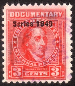 1949, US 3c, Documentary, Used, Sc R513