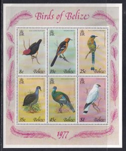 Belize 392a Birds Souvenir Sheet MNH VF