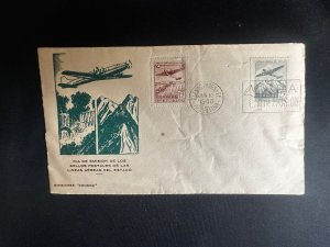 C) 1946. ARGENTINA. FDC. STATE AIRLINES. DOUBLE STAMPS. 2ND CHOICE