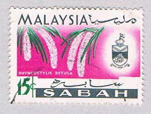 Malaysia Sabah 22 Used Flowers (BP25118)