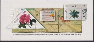 Sc# B637a Netherlands 1988 FILACEPT 88', The Hague S/S MNH CV $3.25 