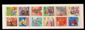 FRANCE Sc 2383-94(2394a) NH BOOKLET OF 1993 - GREETINGS - (CT5)