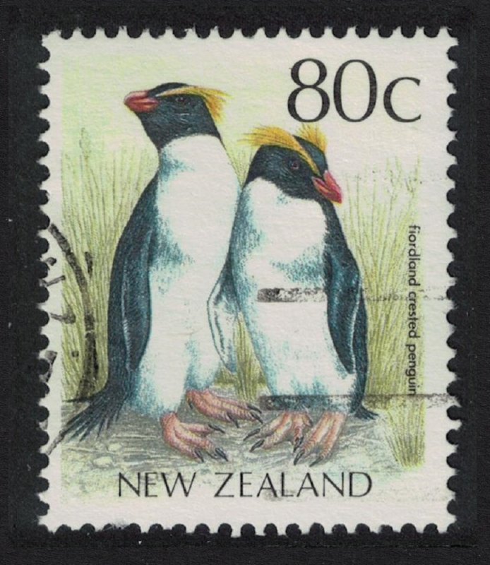 New Zealand Victoria Penguin Bird 1988 Canc SG#1467