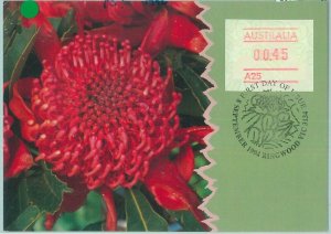 68616 - AUSTRALIA - Postal History - MAXIMUM CARD on Whole 1994 - Flowers-