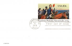 United States, Georgia, First Day Cover, United States Government Postal Cards