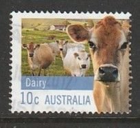 2012 Australia - Sc 3670 - used VF - 1 single - Cows