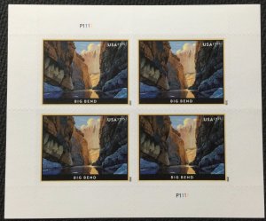 US #5429 MNH Pane of 4 Big Bend Priority Mail