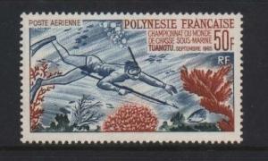 French Polynesia #C37 VF/NH