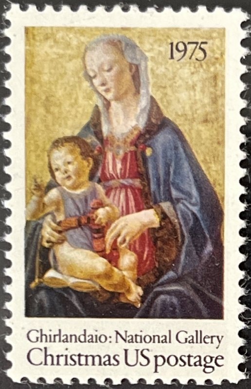 Scott #1579 1975 10¢ Christmas Madonna and Child MNH OG VF