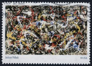 U.S. #4444d 44c Used ('Convergence' by Jackson Pollock)