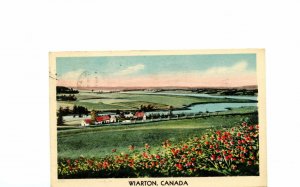 4 x postage due post cards  Canada cover