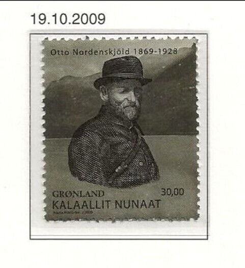 Greenland Sc 550-1 NH SET+S/S issue of 2009 - Artic Explorer -Otto Nordenskjo...