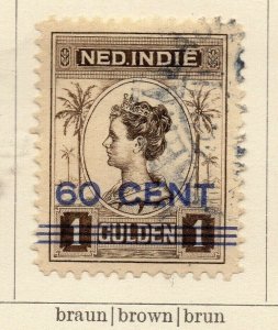 Dutch Indies Netherlands 1922 Early Issue Fine Used 60c. Surcharged NW-170612