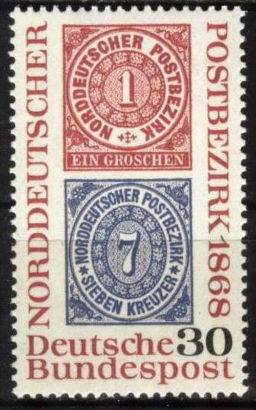Germany 1968 Foundation of the North German Postal District MNH