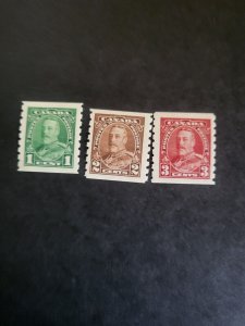 Stamps Canada Scott #228-30 hinged