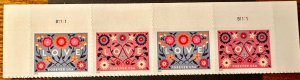 US 5661b Love strip of 4 forever 2022 Mint NH