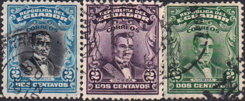 Ecuador #198-215 Used Set