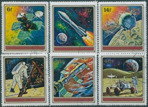 Burundi 1972 SG725-730 Conquest of Space set MLH