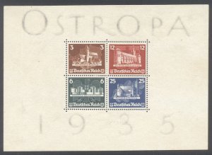 GERMANY #B68 Unused - 1935 OSTROPA S/S