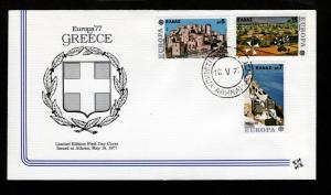 Greece 1977 FDC Europa!