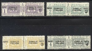 SOMALIA #Q21-24 Mint - 1923 Parcel Post High Values