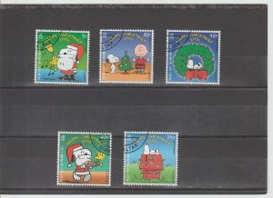 Gibraltar  Scott#  890-894  CTO  (2001 Christmas)