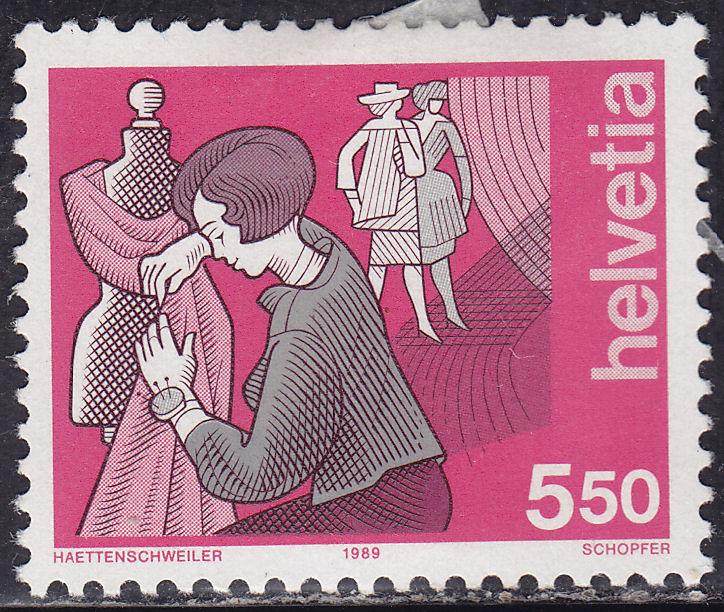 Switzerland 849 Dress Maker 1989